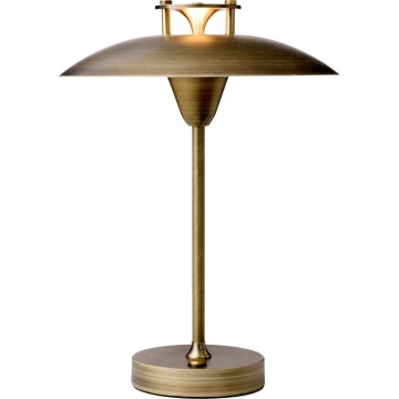 Halo Design 746149 - regulējama LED āra uzlādējama galda lampa MINI STEPP LED/1,8W/1600 mAh IP44 misiņš