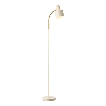 Halo Design 746859 - Grīdas lampa VOGUE 1xE27/40W/230V krēmkrāsa/misiņš