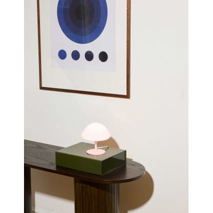 Halo Design 747047 - Galda lampa CANDY MINI MUSH 1xG9/25W/230V Ø 17 cm rozā