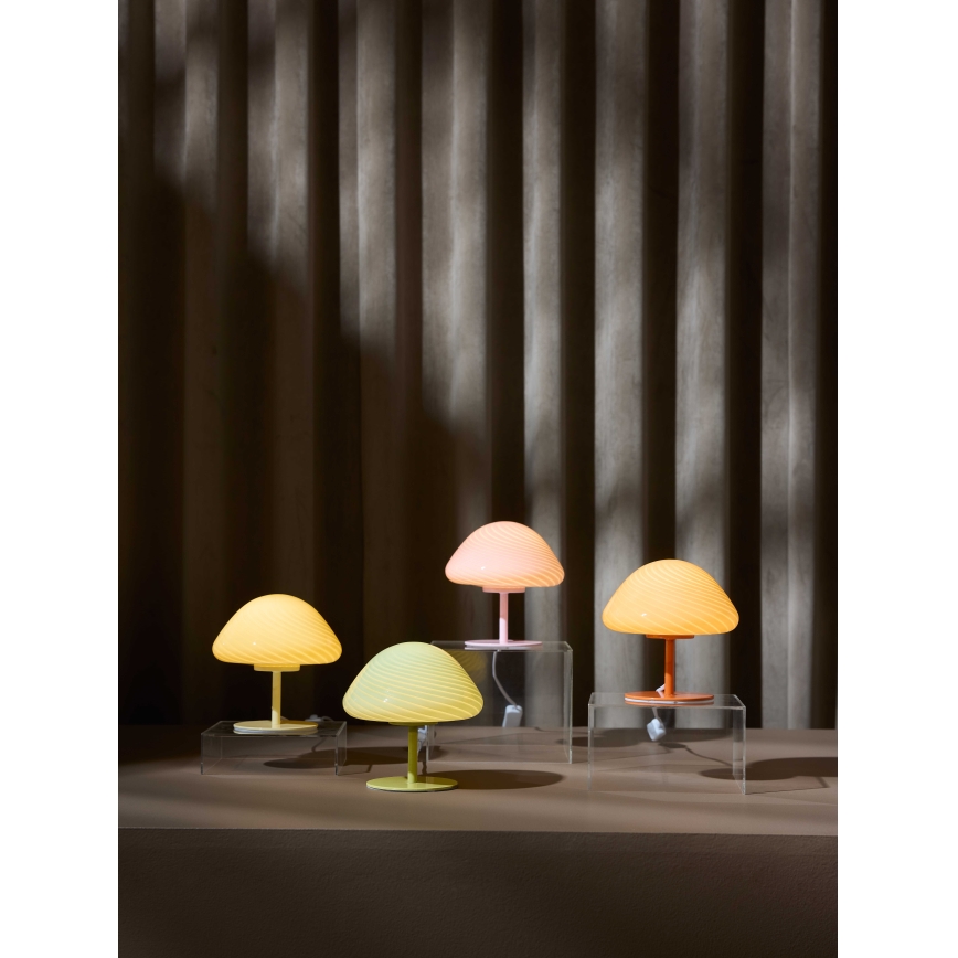 Halo Design 747047 - Galda lampa CANDY MINI MUSH 1xG9/25W/230V Ø 17 cm rozā