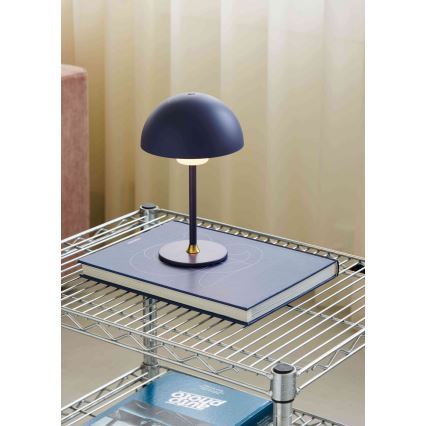 Halo Design 747603 - LED ar regulējamu spilgtumu, uzlādējama galda lampa MOON LIGHT LED/2,7W/2600 mAh zila