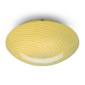 Halo Design 748747 - Griestu lampa CANDY 1xE27/40W/230V Ø 30 cm zaļa/misiņa