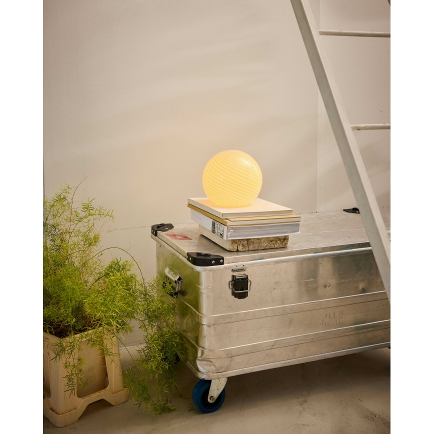 Halo Design 748808 - Galda lampa CANDY 1xE14/25W/230V Ø 20 cm bēša