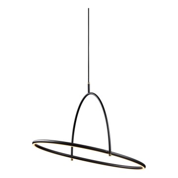 Halo Design 749546 - LED dimmējama lustra uz troses TILT LED/40W/230V Ø 60 cm melna