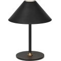 Halo Design 800803 - HYGGE regulējama uzlādējamā āra LED galda lampa LED/3W/4000 mAh IP54 melna