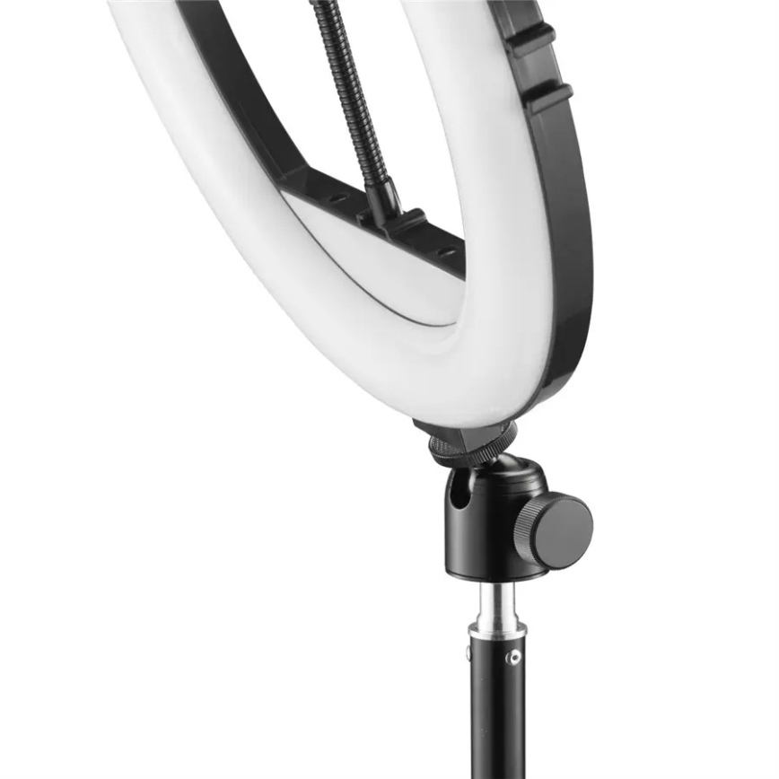 Hama - LED Aptumšojama apaļa lampa ar statīvu LED/10W/5V d. 30 cm + tālvadības pults