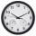 Hama - Sienas pulkstenis ar termometru un mitruma mērītāju 1xAA melna/balta