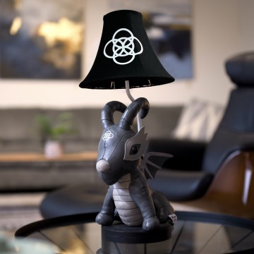 Happy Lamps - LED Bērnu galda lampa BLACK DRAGOON LED/5,4W/230V pūķis