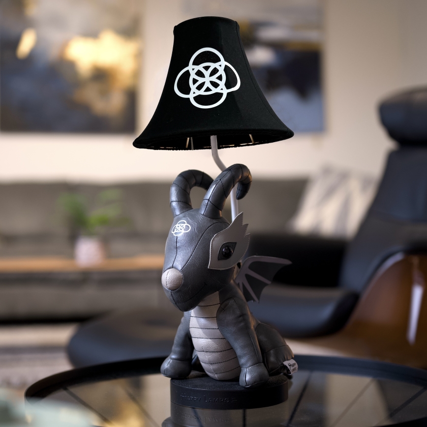 Happy Lamps - LED Bērnu galda lampa BLACK DRAGOON LED/5,4W/230V pūķis
