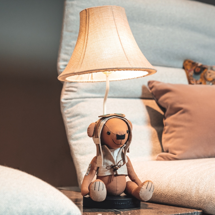 Happy Lamps - LED Bērnu galda lampa CHARLES LED/5,4W/230V lācis