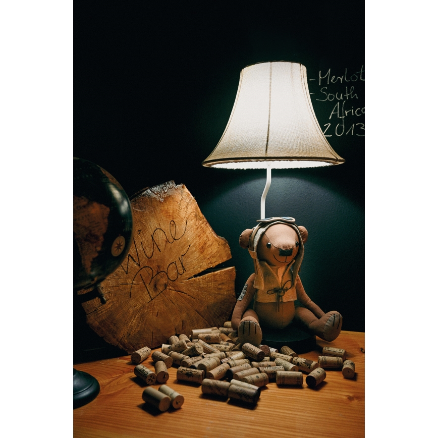 Happy Lamps - LED Bērnu galda lampa CHARLES LED/5,4W/230V lācis