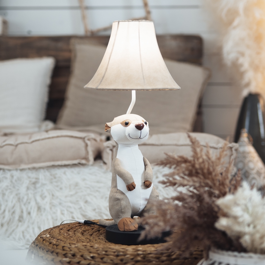 Happy Lamps - LED Bērnu galda lampa EDDIE LED/5,4W/230V surikats