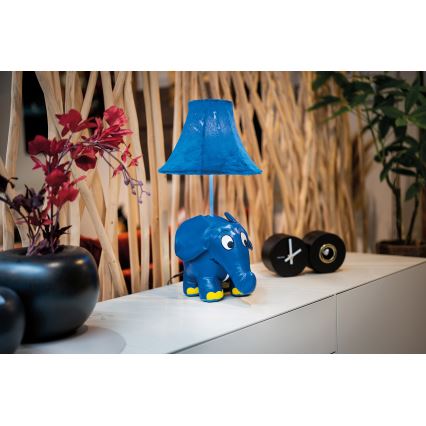 Happy Lamps - LED Bērnu galda lampa ELEPHANT FROM SENDUNG MIT DER MAUS LED/5,4W/230V zilonis