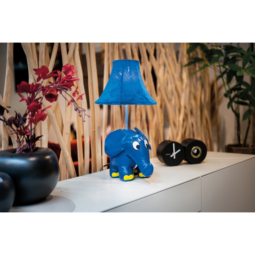 Happy Lamps - LED Bērnu galda lampa ELEPHANT FROM SENDUNG MIT DER MAUS LED/5,4W/230V zilonis