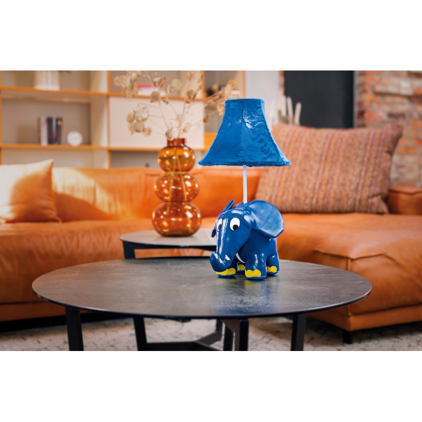 Happy Lamps - LED Bērnu galda lampa ELEPHANT FROM SENDUNG MIT DER MAUS LED/5,4W/230V zilonis