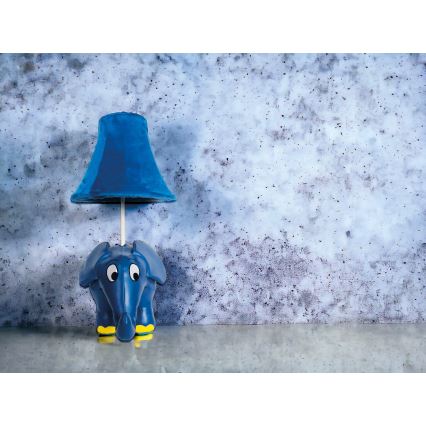 Happy Lamps - LED Bērnu galda lampa ELEPHANT FROM SENDUNG MIT DER MAUS LED/5,4W/230V zilonis
