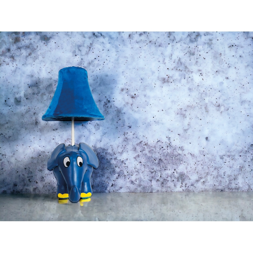 Happy Lamps - LED Bērnu galda lampa ELEPHANT FROM SENDUNG MIT DER MAUS LED/5,4W/230V zilonis