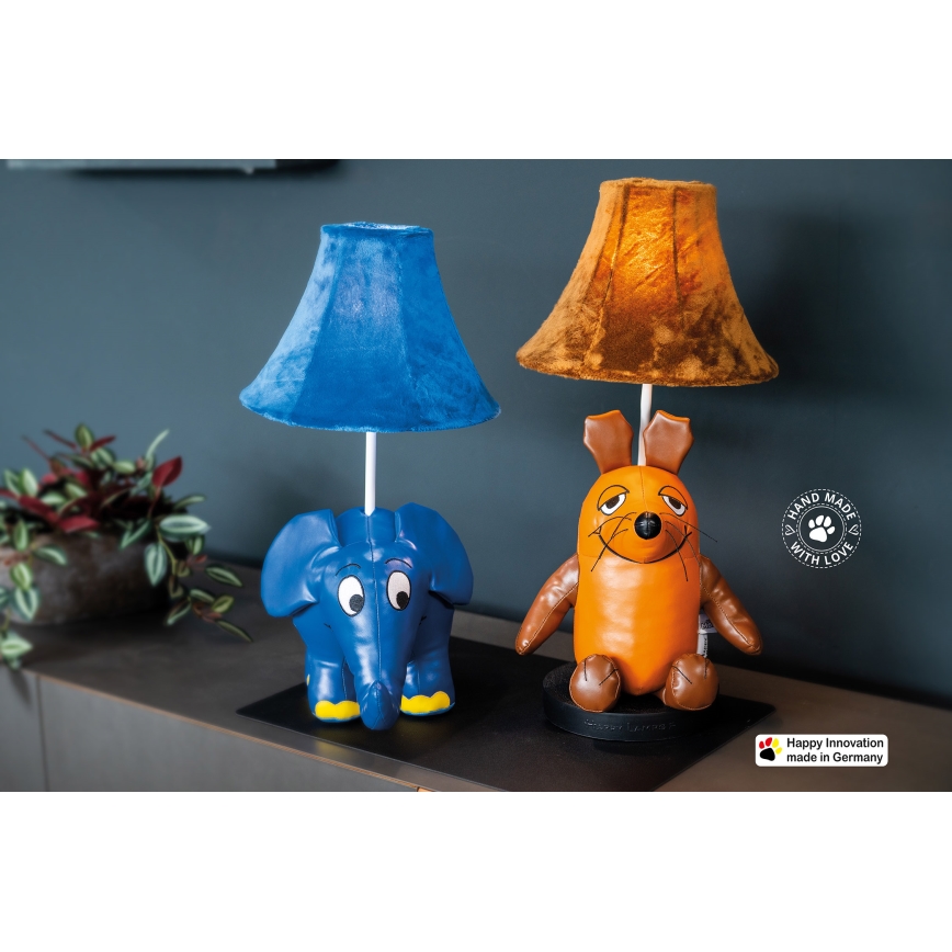 Happy Lamps - LED Bērnu galda lampa ELEPHANT FROM SENDUNG MIT DER MAUS LED/5,4W/230V zilonis