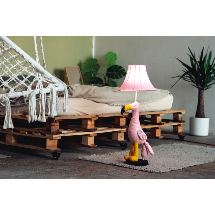 Happy Lamps - LED Bērnu grīdas stāvlampa MINGO LED/5,4W/230V flamingo