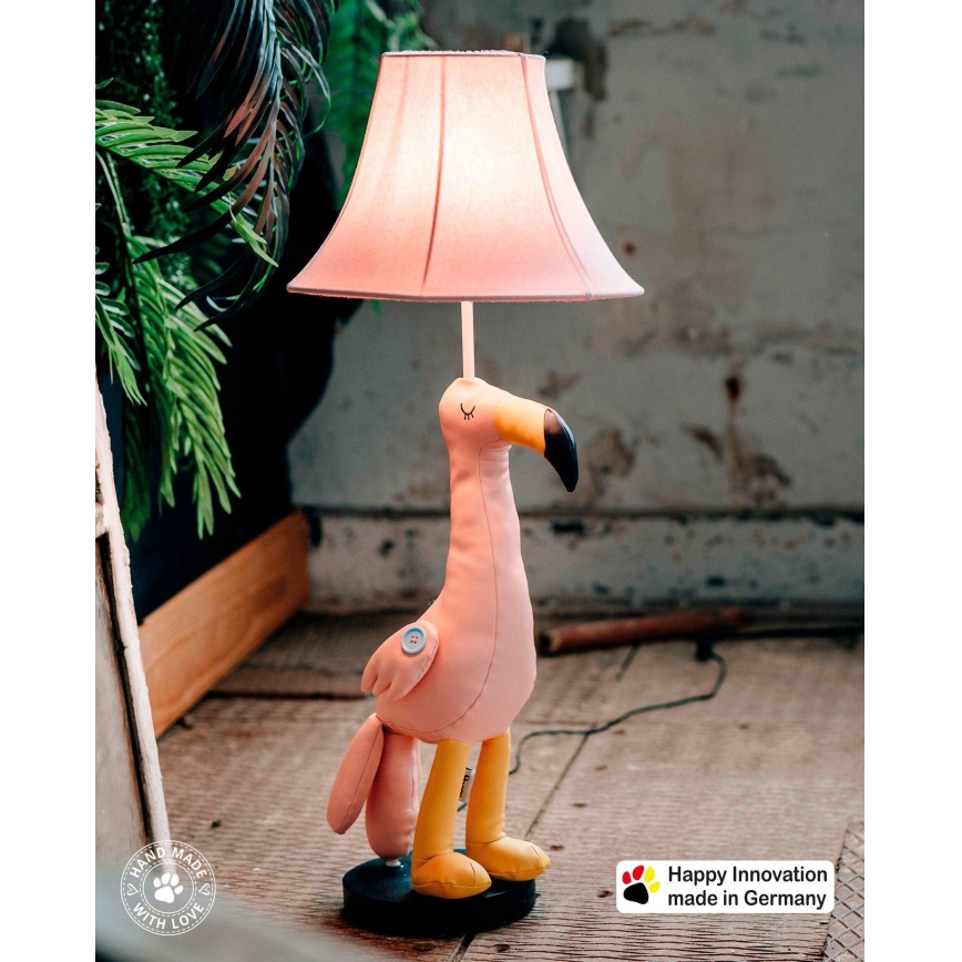 Happy Lamps - LED Bērnu grīdas stāvlampa MINGO LED/5,4W/230V flamingo