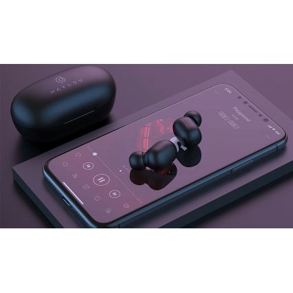 Haylou - Ūdensizturīgas bezvadu austiņas GT1 Pro Bluetooth melnas