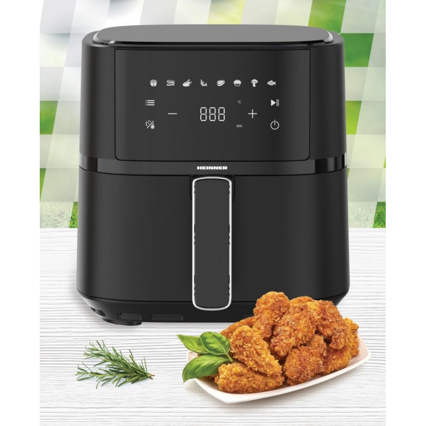 Heinner HAF-B4BK1500 - Karstgaisa fritējs 4 l 1500W/230V melns