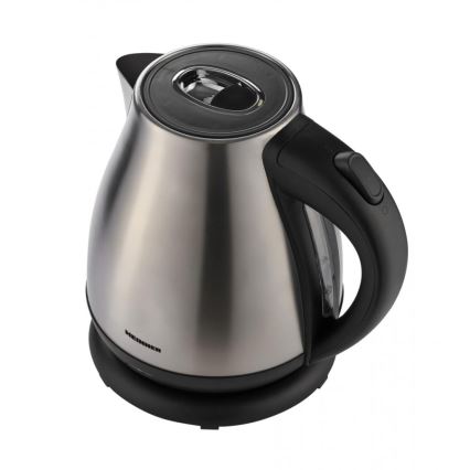 Heinner HEK-17IX - Ātrā elektriskā tējkanna 1,7 l 2200W/230V matēts hroms/melna