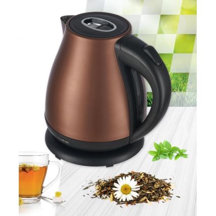 Heinner HEK-17IXC - Elektriskā tējkanna 1,7 l 2200W/230V miedzaina