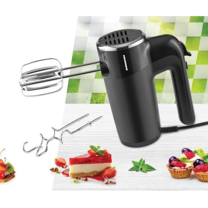 Heinner HM-300BK - Rokas mikseris 300W/230V melns