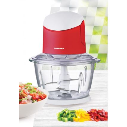 Heinner HMC-K500WHR - Pārtikas smalcinātājs 500W/230V sarkans
