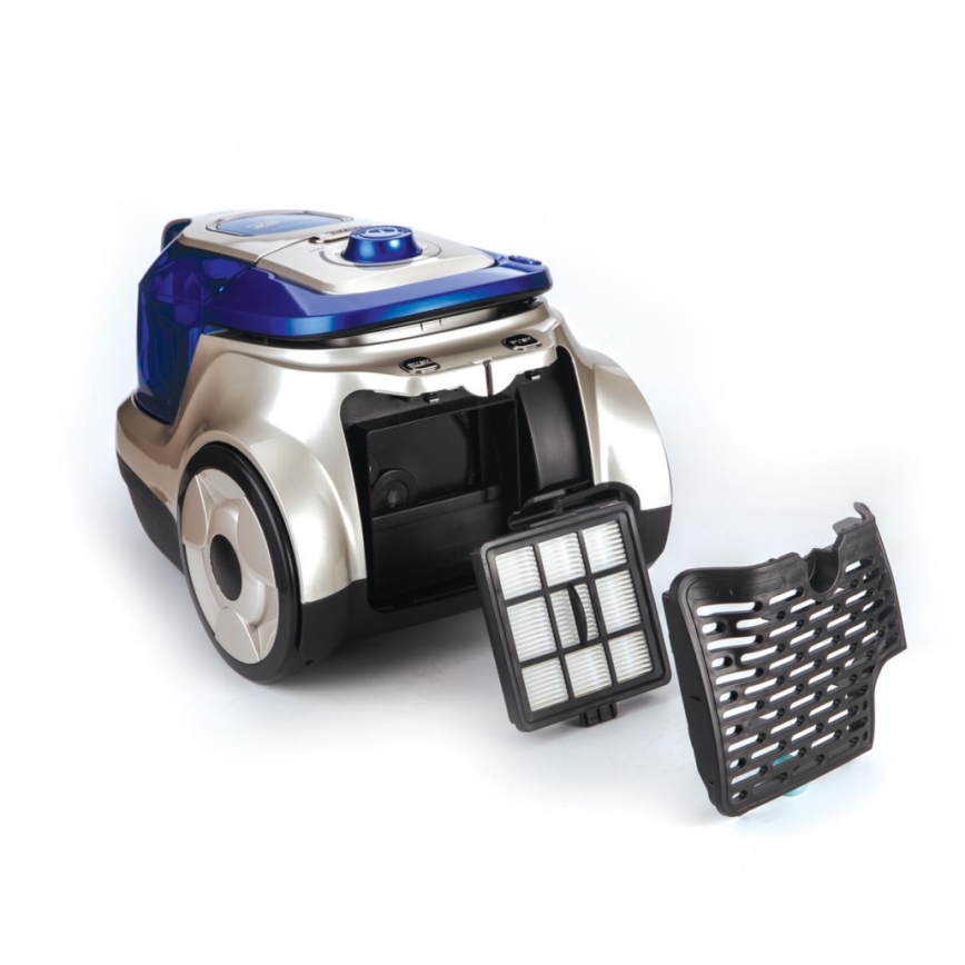 Heinner HVC-V750BL - Putekļsūcējs bez putekļu maisiņa 750W/230V zils/sudraba