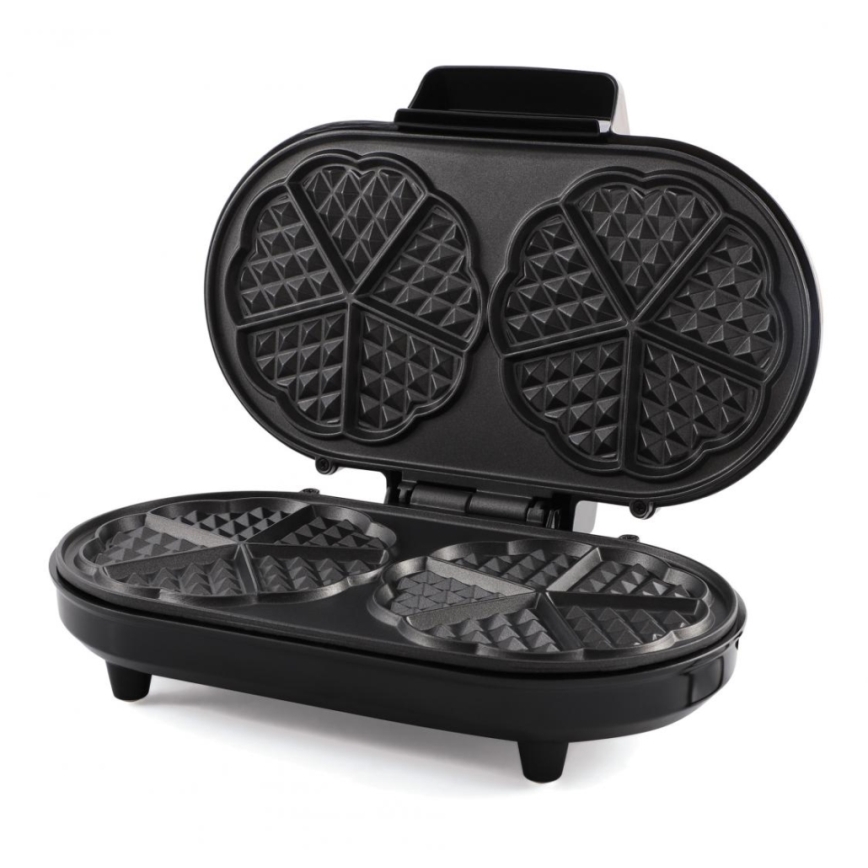 Heinner HWF-1000CR - Vafļu cepējs 1000W/230V melns/rožu zelts