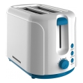 Heinner TP-750BL - Tosteris ar divām atverēm 750W/230V balts/zils