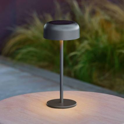Hesperide - LED saules galda lampa BOLTY LED/3,7V 2600 mAh IP65 antracīts