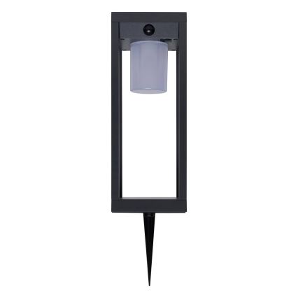 Hesperide - LED saules laterna ar kustības sensoru PIKY LED/3,7V 2600 mAh 40 cm IP65 antracīts