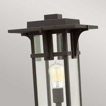 Hinkley - Āra lampa MANHATTAN 1xE27/100W/230V IP44 melna