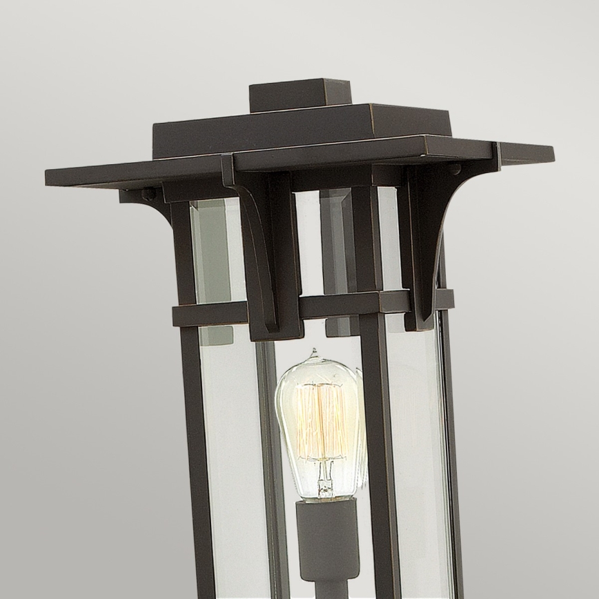 Hinkley - Āra lampa MANHATTAN 1xE27/100W/230V IP44 melna