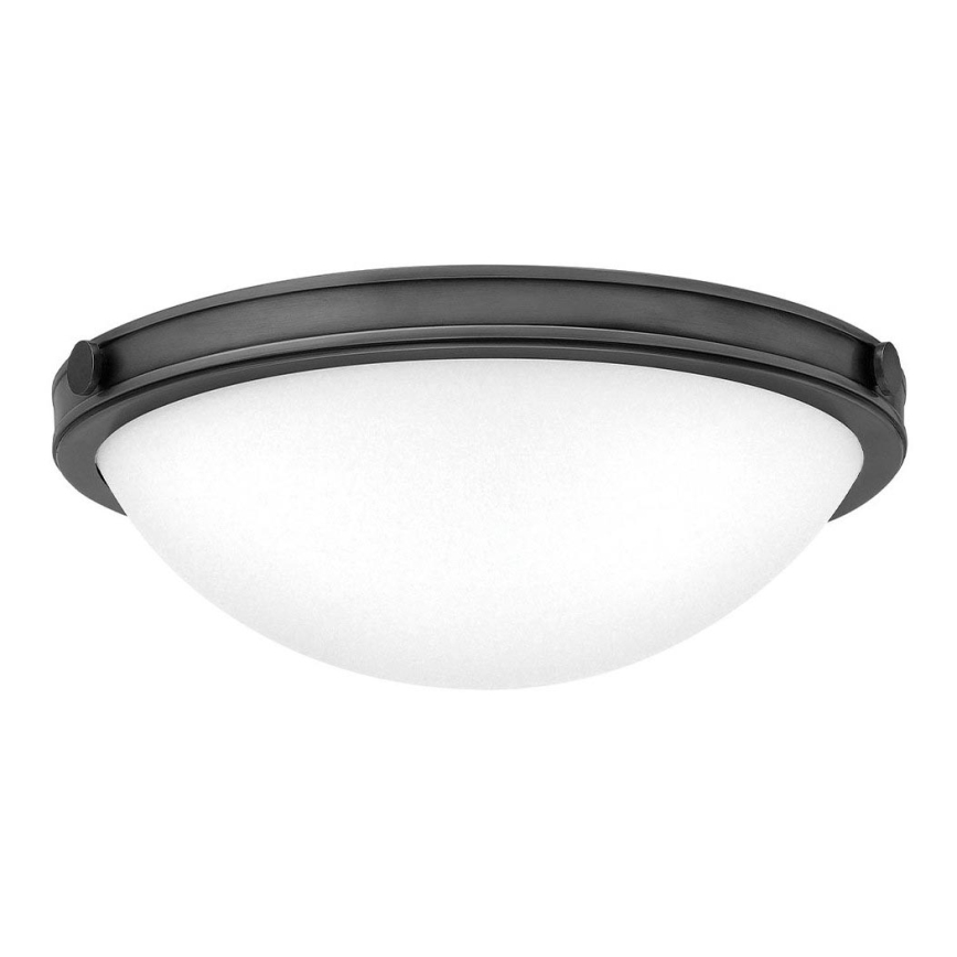 Hinkley - Griestu gaismeklis COLLIER 2xE27/40W/230V Ø 34,6 cm melns