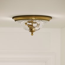 Hinkley - Griestu lampa CAMBRIDGE 2xE27/60W/230V zelta