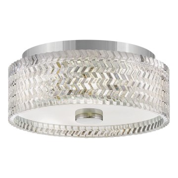 Hinkley Griestu lampa ELLE 2xE27/60W/230V d. 30,5 cm spīdīgi hromēts