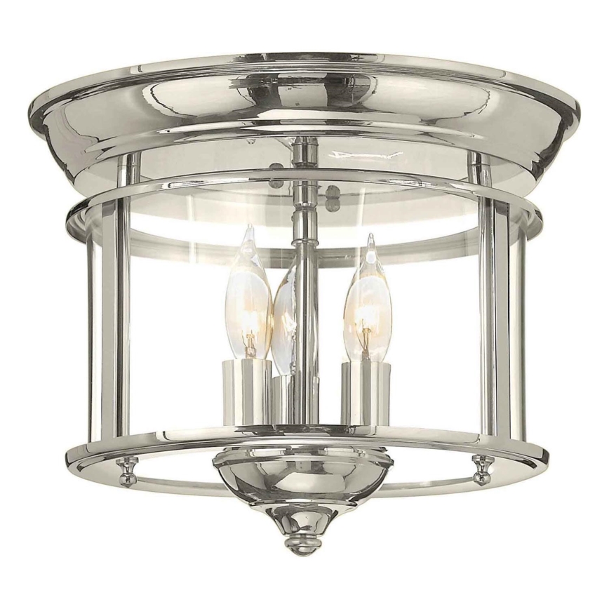 Hinkley - Griestu lampa GENTRY 3xE14/40W/230V spīdīgi hromēts