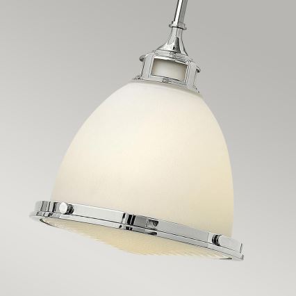 Hinkley - Lustra ar stieni AMELIA 1xE27/60W/230V spīdīgi hromēts