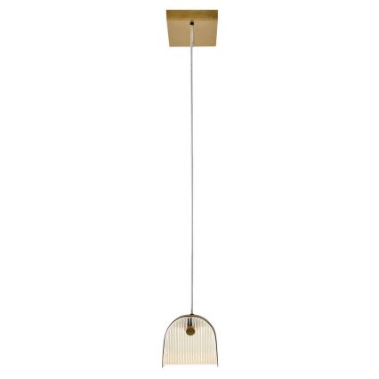 Hinkley - LED lustra uz kabeļa ARCO LED/43W/230V 3000K zelta krāsā