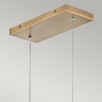 Hinkley - LED lustra uz kabeļa ARCO LED/43W/230V 3000K zelta krāsā