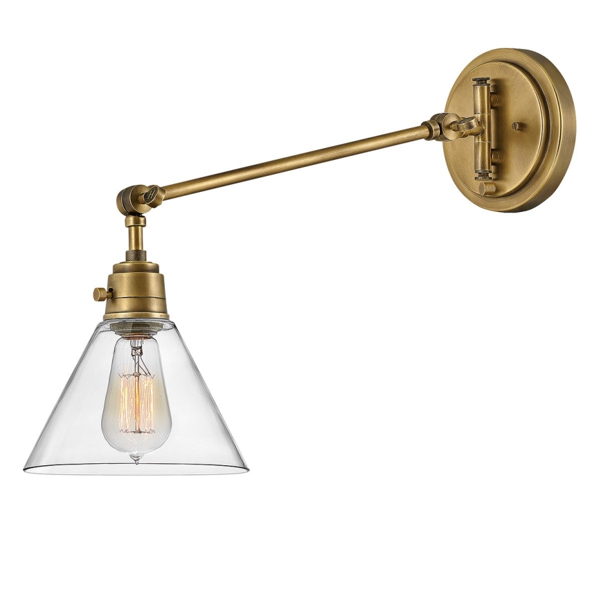 Hinkley - Sienas lampa ARTI 1xE27/60W/230V misiņš