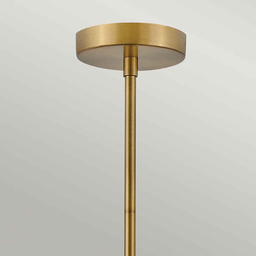 Hinkley - CEDRIC piekaramā lustra ar stieni, 2xE27/60W/230V, Ø 33 cm, zelta/melna