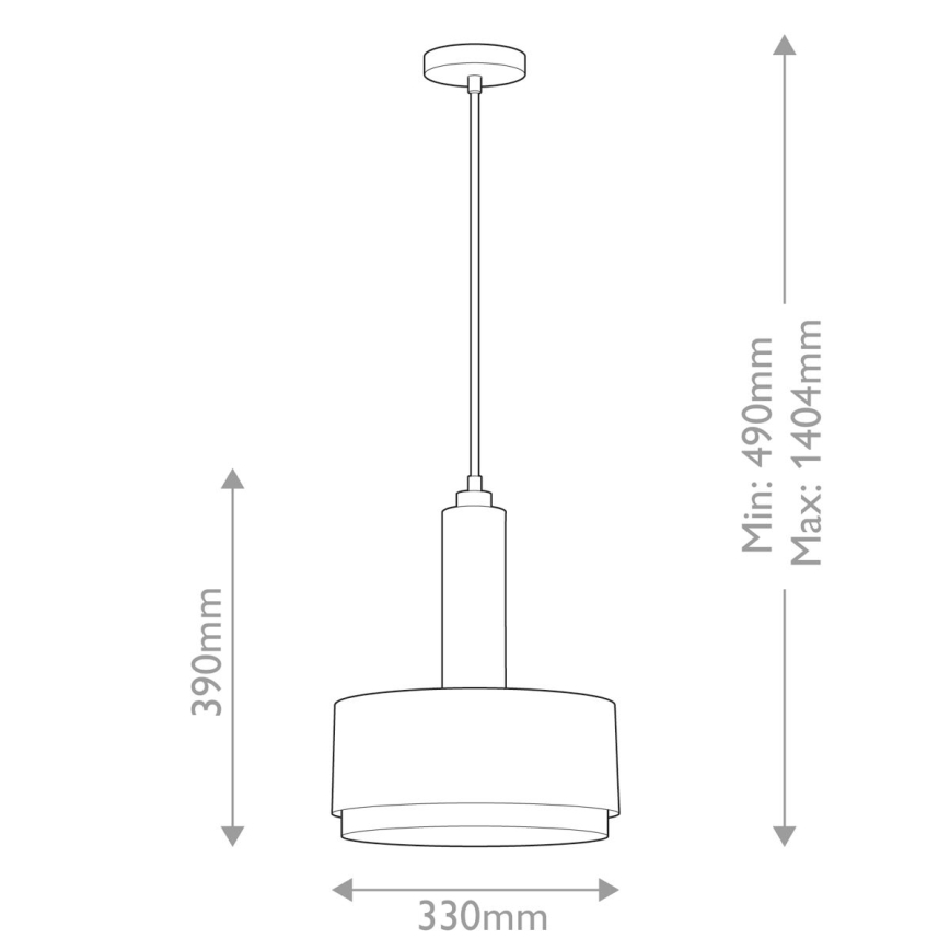 Hinkley - Lustra ar stieni CEDRIC 2xE27/60W/230V d. 33 cm misiņš