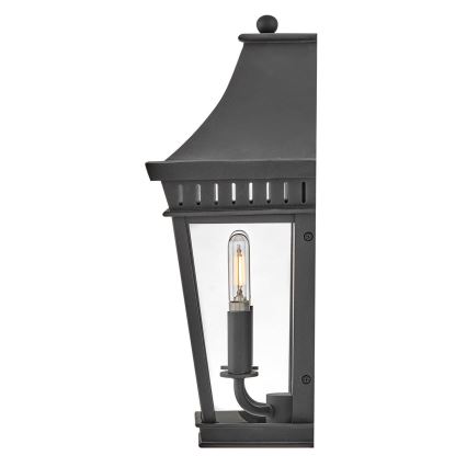 Hinkley - Āra sienas lampa CHAPEL HILL 2xE14/40W/230V IP44 melna