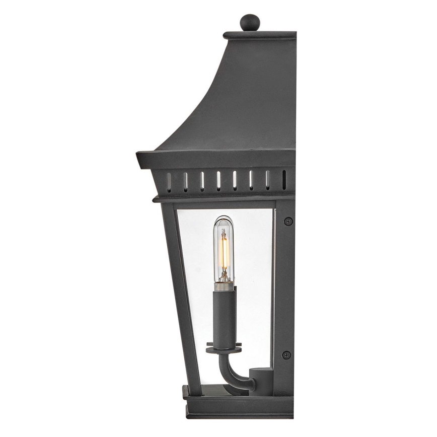 Hinkley - Āra sienas lampa CHAPEL HILL 2xE14/40W/230V IP44 melna