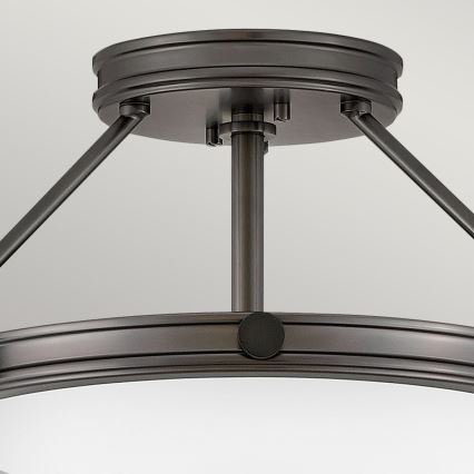 Hinkley - Uz virsmas montējama griestu lustra COLLIER, 3xE14/40W/230V, Ø 41,7 cm, melna